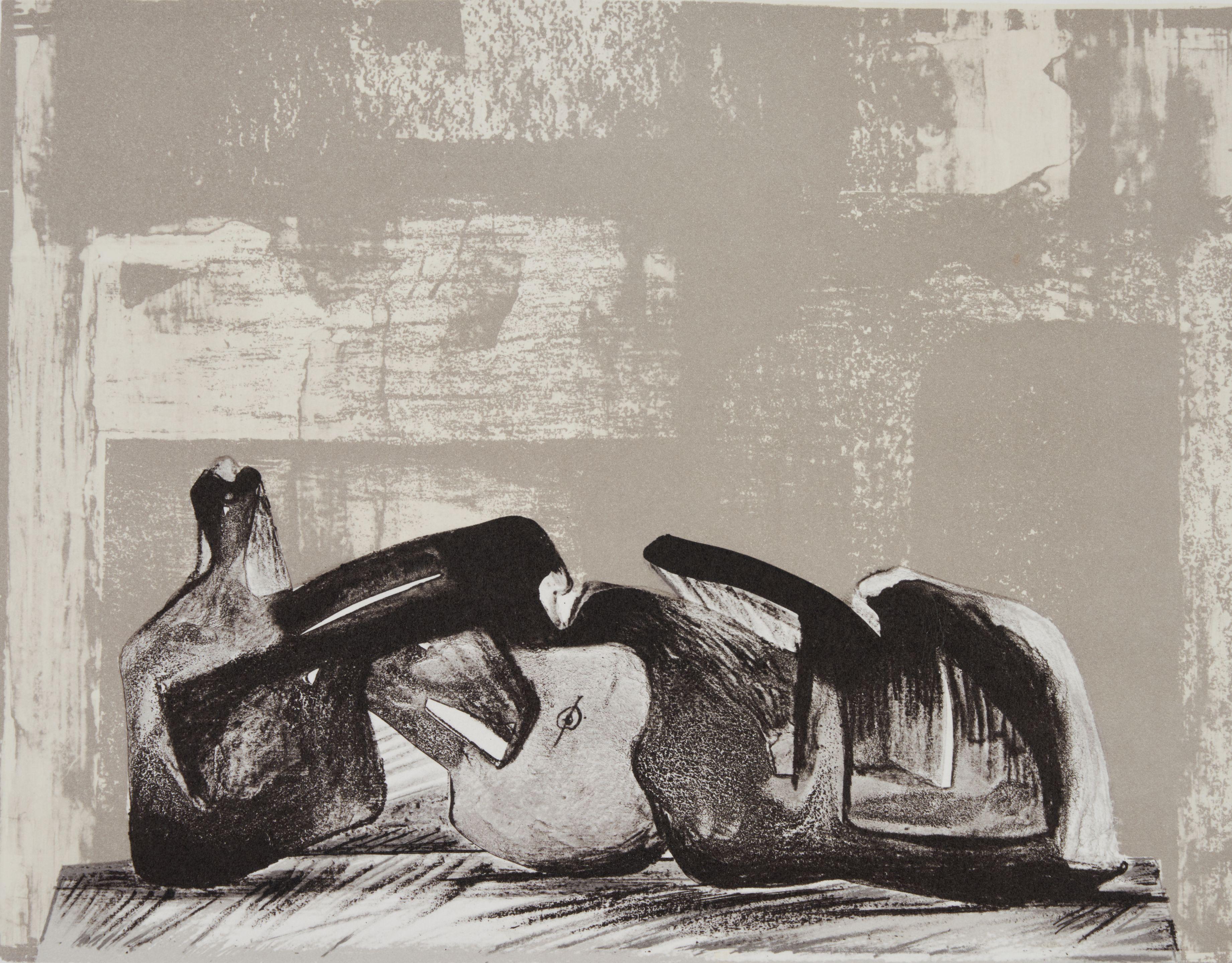 Henry Moore - Reclining Figure: Interior Setting I