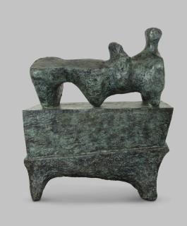 Henry Moore - Reclining Figure On Pedestal