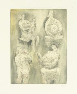 Henry Moore - Reclining Figure Point (C. 425)