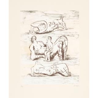 Henry Moore - Reclining Figures and Reclining Mother and Child