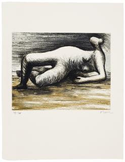 Henry Moore - Reclining Nude, from Sketchbook 1980
