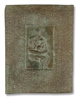 Henry Moore - Relief: Seated Mother and Child