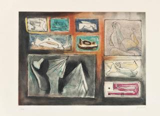 Henry Moore - Sculptural Ideas 2, from: Sculptural Ideas