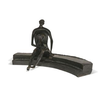 Henry Moore - Seated Figure on Circular Steps