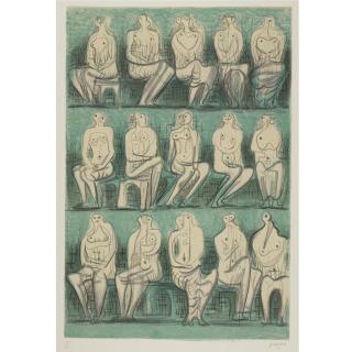 Henry Moore - Seated Figures (Cramer 37)