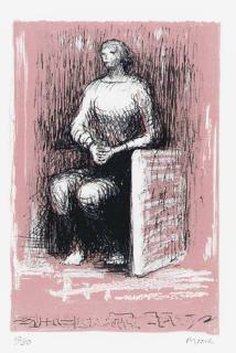 Henry Moore - Seated Figures, London, Henry Moore, 1974 (C. 407-12)