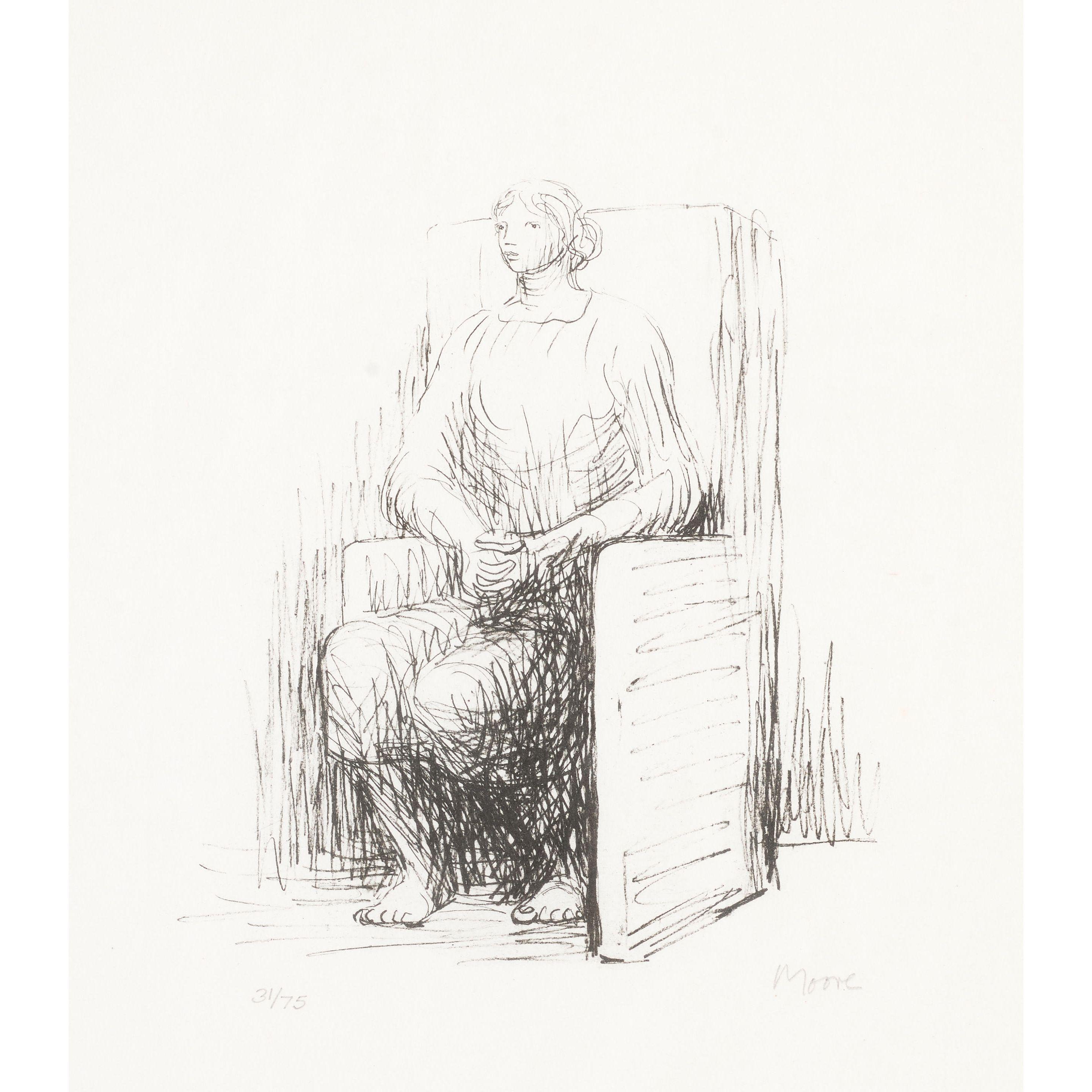 Henry Moore - Seated Woman in Armchair