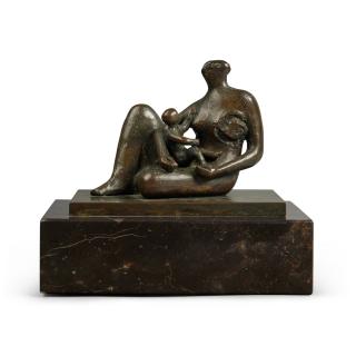 Henry Moore - Semi-Seated Mother and Child