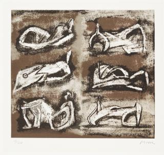Henry Moore - Six Reclining Figures