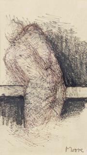 Henry Moore - Standing Figure: Back View