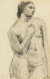 Henry Moore - Study Of A Female Nude