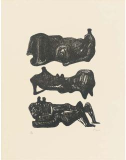 Henry Moore - Three reclining figures (C. 301)