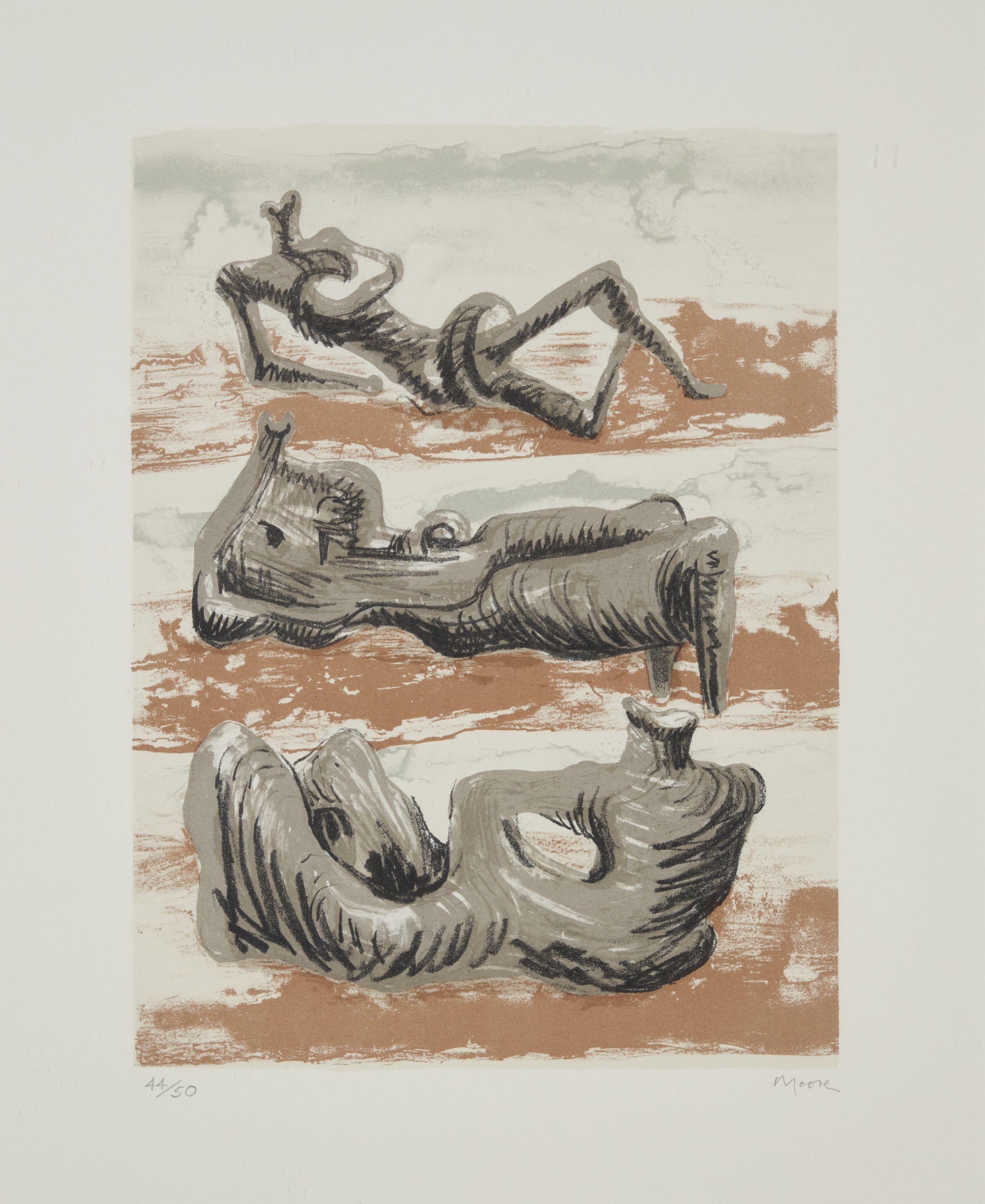 Henry Moore - Three Reclining Figures