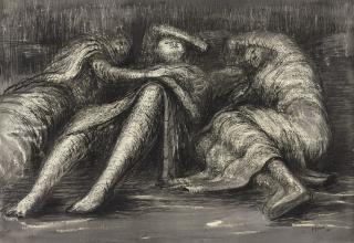 Henry Moore - Three Sleeping Shelterers