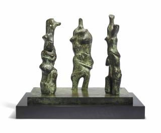 Henry Moore - Three Upright Motives (Standing figures)