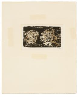 Henry Moore - Two Heads, from: La Poésie