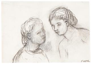 Henry Moore - Two Heads Ii