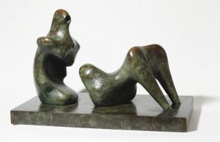 Henry Moore - Two piece reclining figure: armless