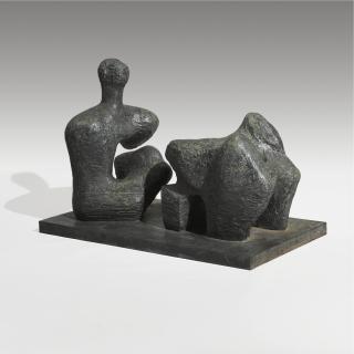 Henry Moore - Two Piece Reclining Figure No. 4
