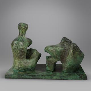 Henry Moore - Two-Piece Reclining Figure No. 4