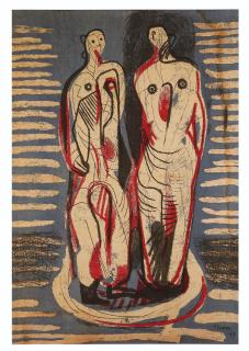 Henry Moore - Two Standing Figures