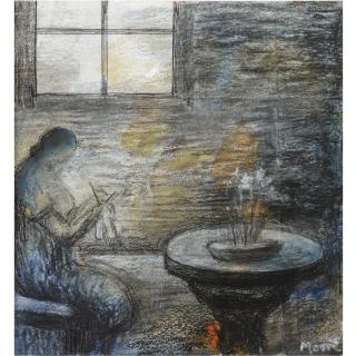 Henry Moore - Woman Knitting