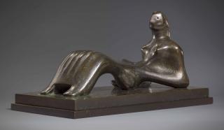 Henry Moore - Working Model for Reclining Figure: Bone Skirt