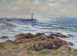 Henry Moret - Audierne, Le phare