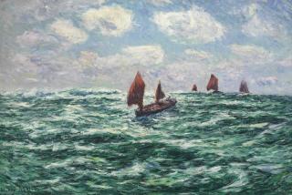 Henry Moret - Bateaux de pêche, Audierne
