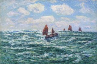 Henry Moret - Bateaux de pêche, Audierne