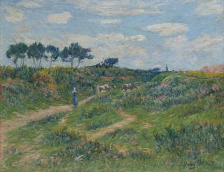 Henry Moret - Chemin dans la Lande, Bretagne