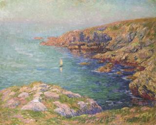 Henry Moret - Le calme, côte de Bretagne