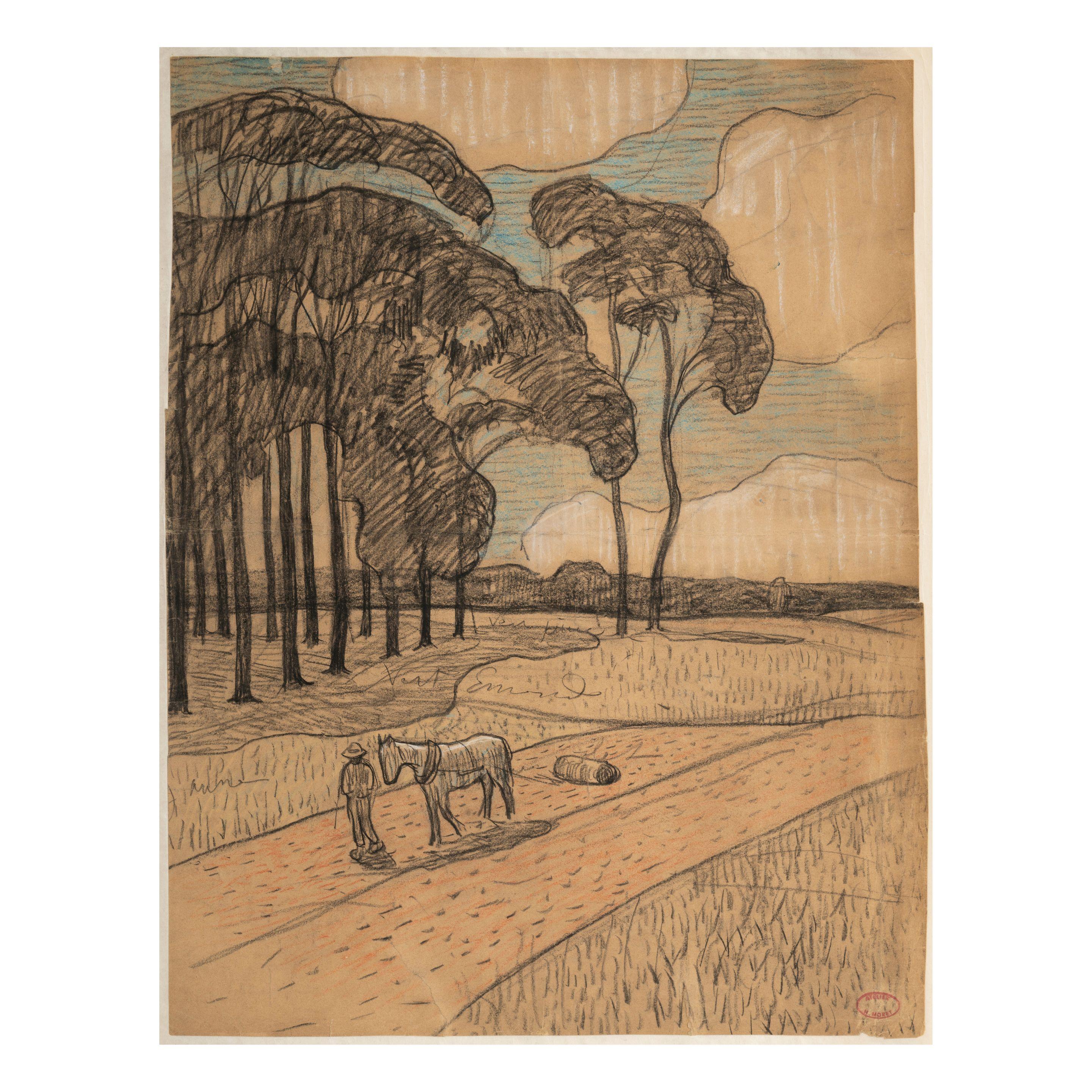 Henry Moret - Le roulage au Pouldu