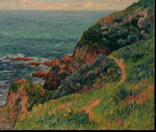 Henry Moret - Les falaises de Port-Mélite, Ile de Groix