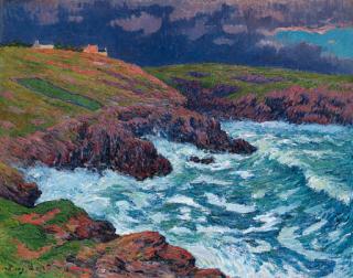 Henry Moret - L\'orage, côte du Finistère