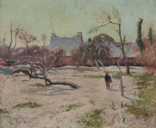 Henry Moret - Paysage de neige