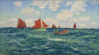 Henry Moret - Pêcheurs Au Large