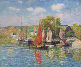Henry Moret - Quimper, le quai