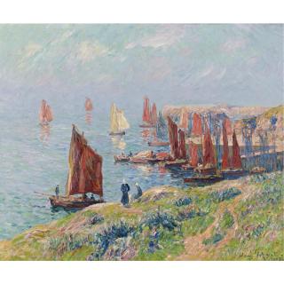 Henry Moret - Rentrée De Bateaux