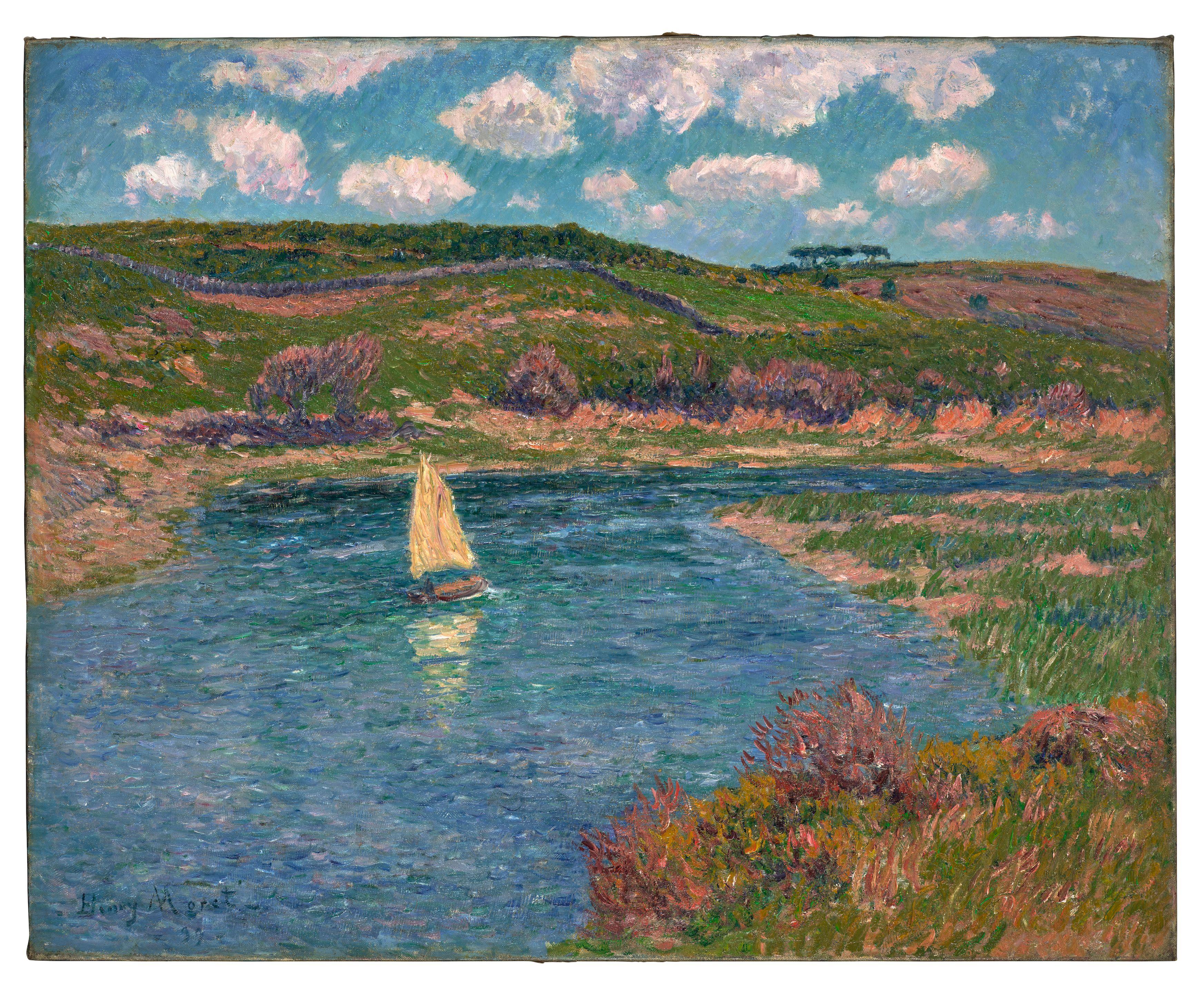 Henry Moret - Rivière de Pont Aven, Finistère
