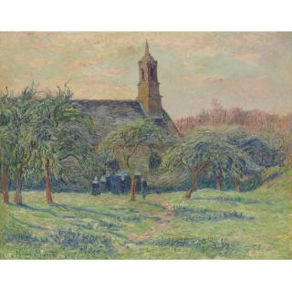 Henry Moret - Une Église En Clohars-Carnoët