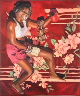 Henry Mzili Mujunga - Red Blanket and Divine I