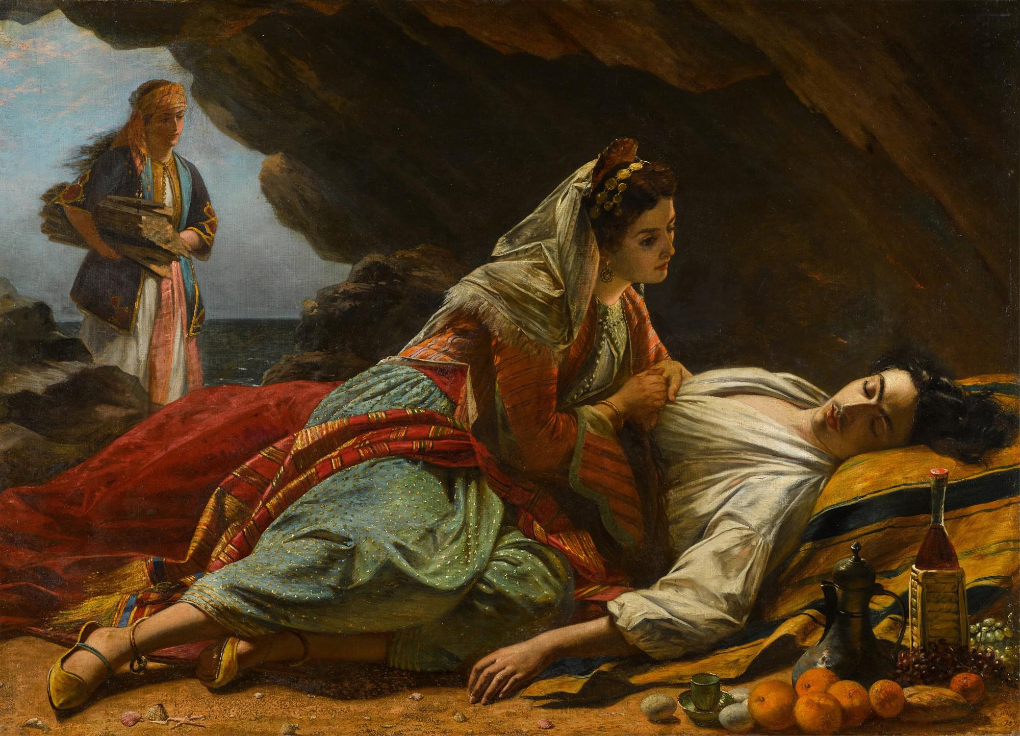 Henry Nelson O\'Neil, A.R.A. - Haidee and Don Juan