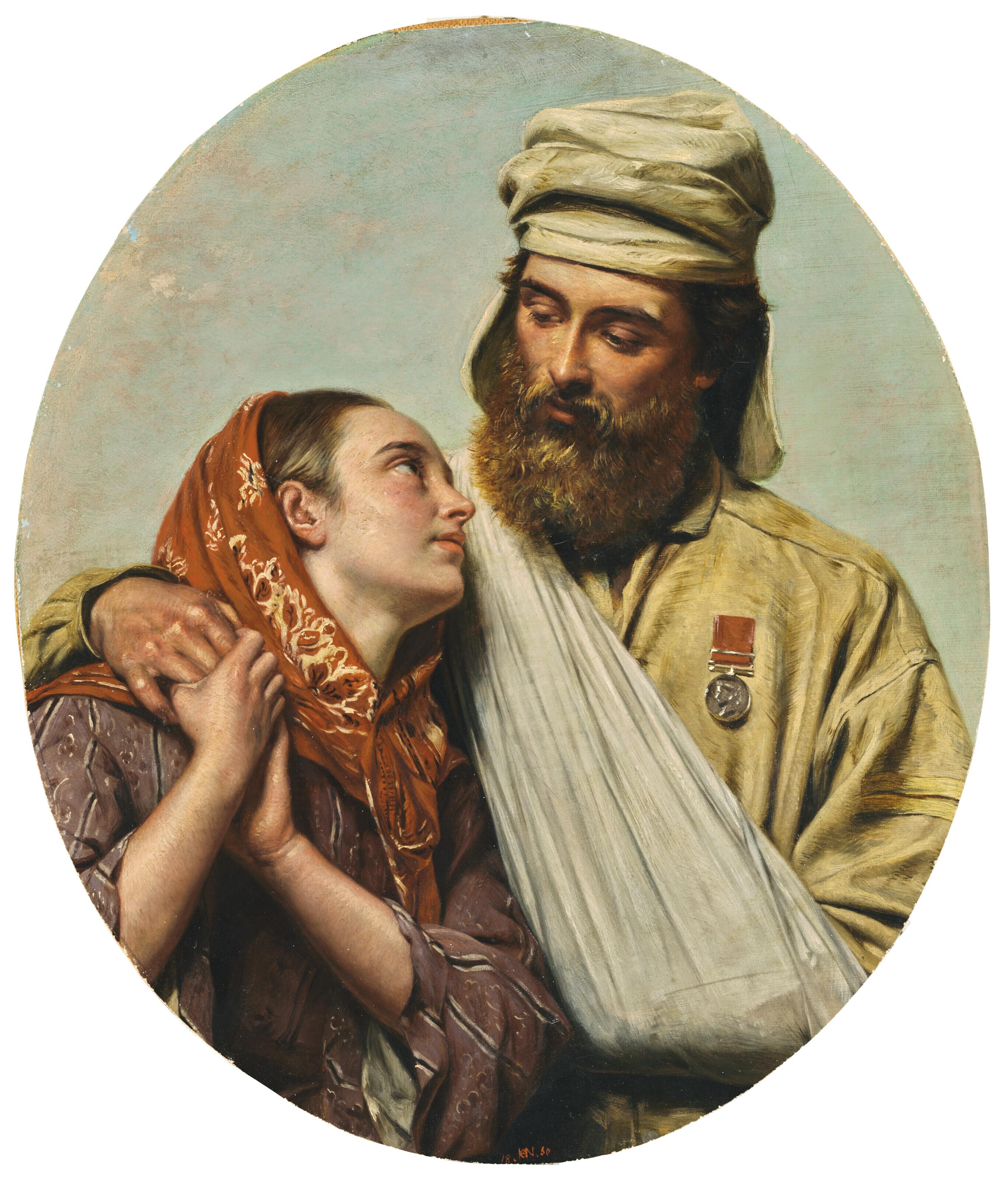 Henry Nelson O\'Neil, A.R.A. - Returning home