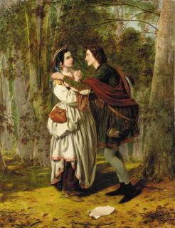 Henry Nelson O\'Neil, A.R.A. - Rosalind and Celia - As You Like It