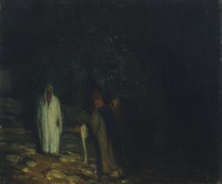 Henry Ossawa Tanner - Invitation to Christ to Enter by his Disciples at Emmaus