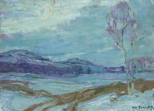 Henry Ossawa Tanner - Landscape in Moonlight