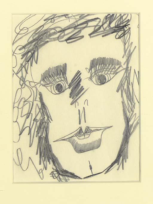 Henry Ottmann - Figure on Horseback Near an Open Window; and four other works by other hands of other mediums, subjects and sizes