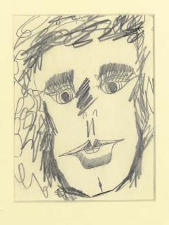 Henry Ottmann - Figure on Horseback Near an Open Window; and four other works by other hands of other mediums, subjects and sizes