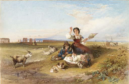 Henry Parsons Riviere - Gioie domestiche nella Campagna romana